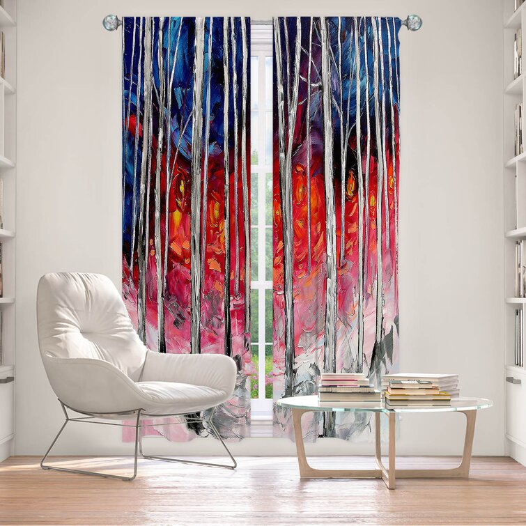 East Urban Home Fayyad Synthetic Curtain | Wayfair