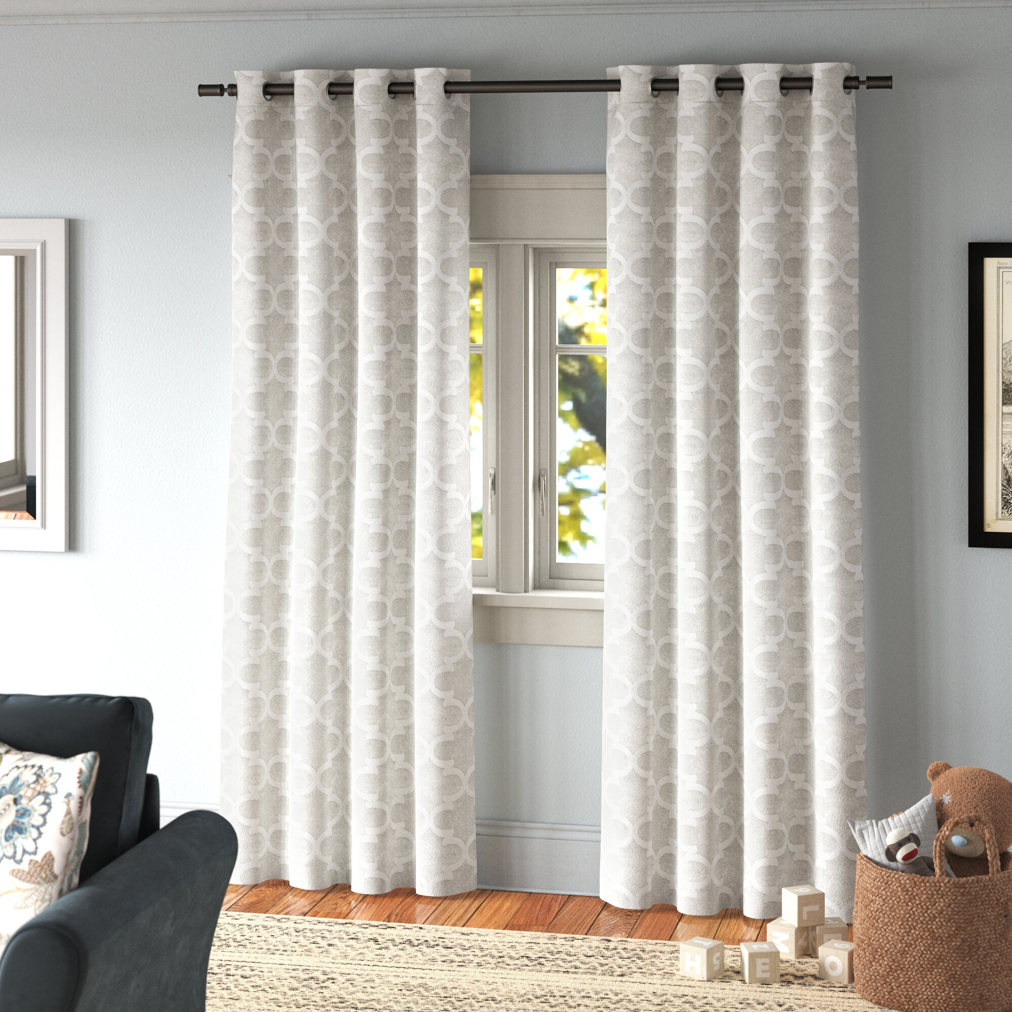 1-2X Panel Blackout Window Curtains Living Room Bedroom Thermal Insulated Drapes 
