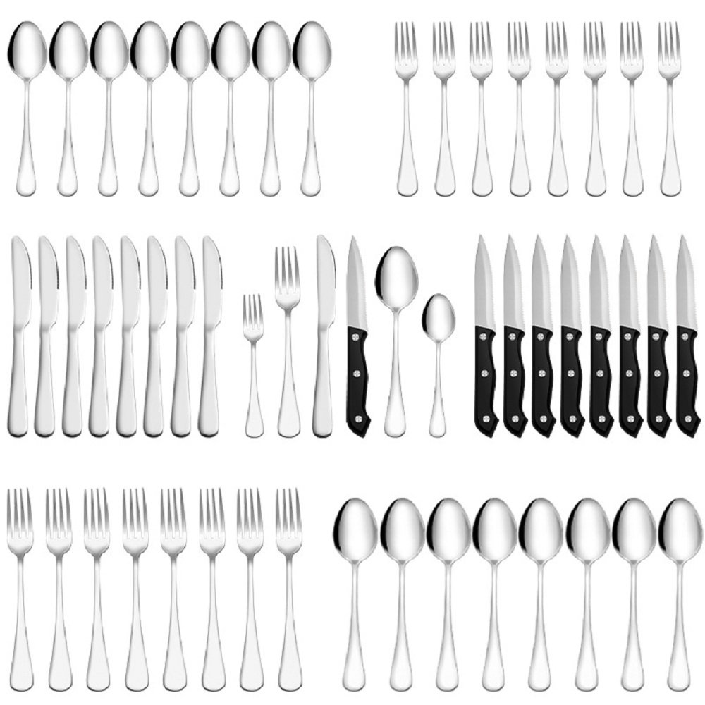 Mercer41 Launi Stainless Steel Flatware Set Service for 8 Wayfair