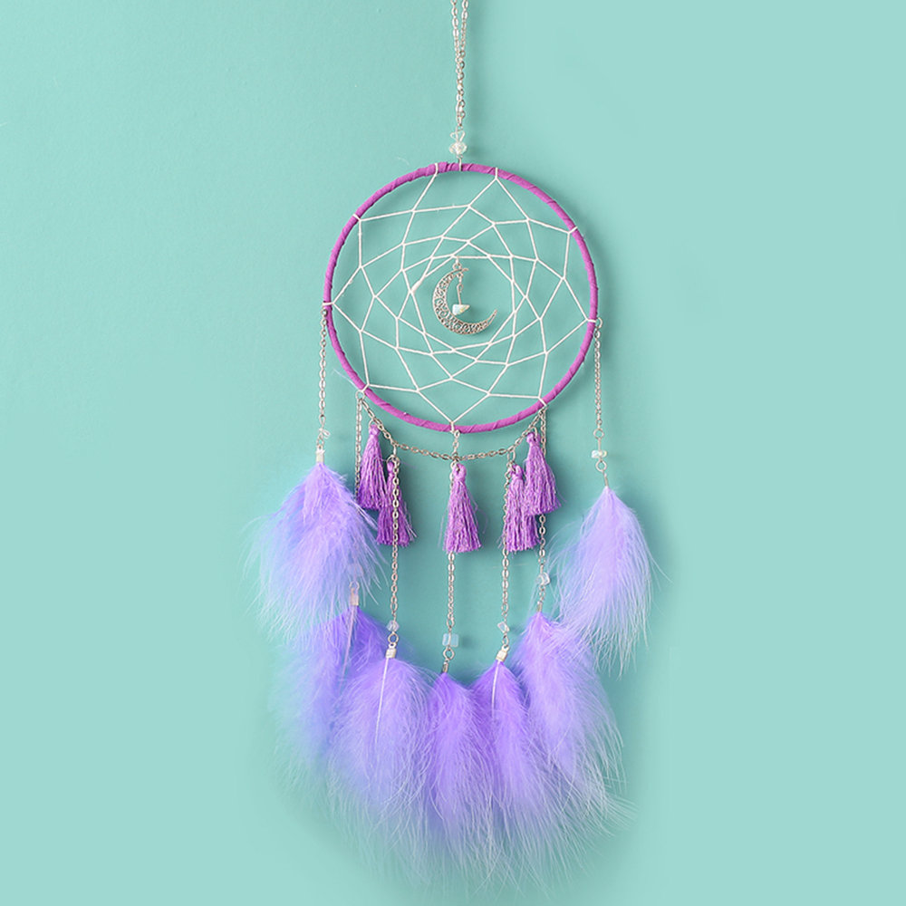 Bungalow Rose Handmade Dream Catcher with Feathers Craft Vintage Wall