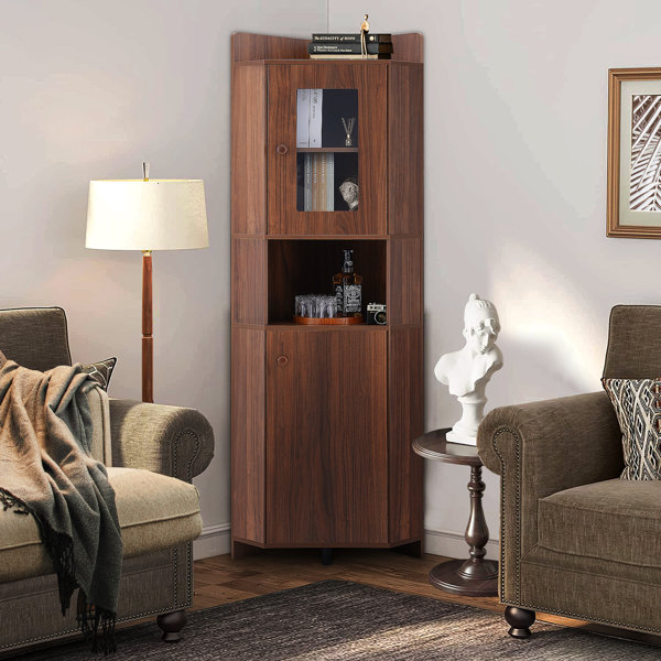 Tall-corner-china-cabinet | Wayfair
