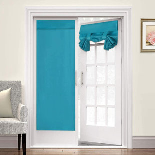 french door curtain