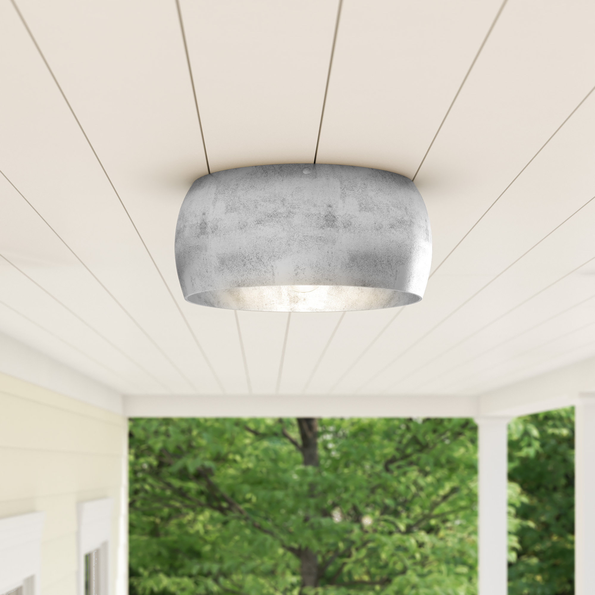 Brayden Studio?? Speidel 3Light Outdoor Flush Mount Wayfair