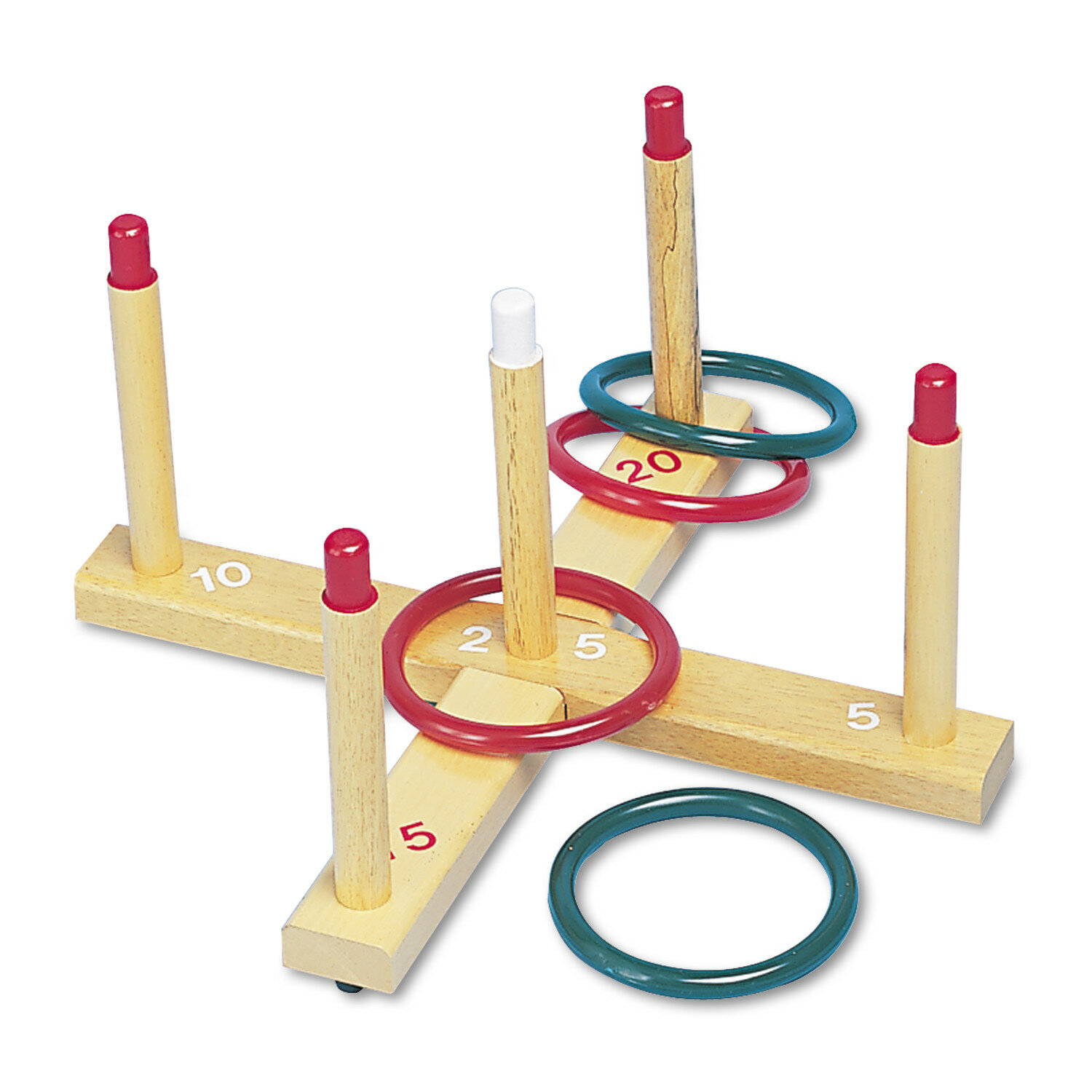 5pcs Toss Rings Circle Hoopla Game Fun Throw to Hook Kids Children Toys Kd 