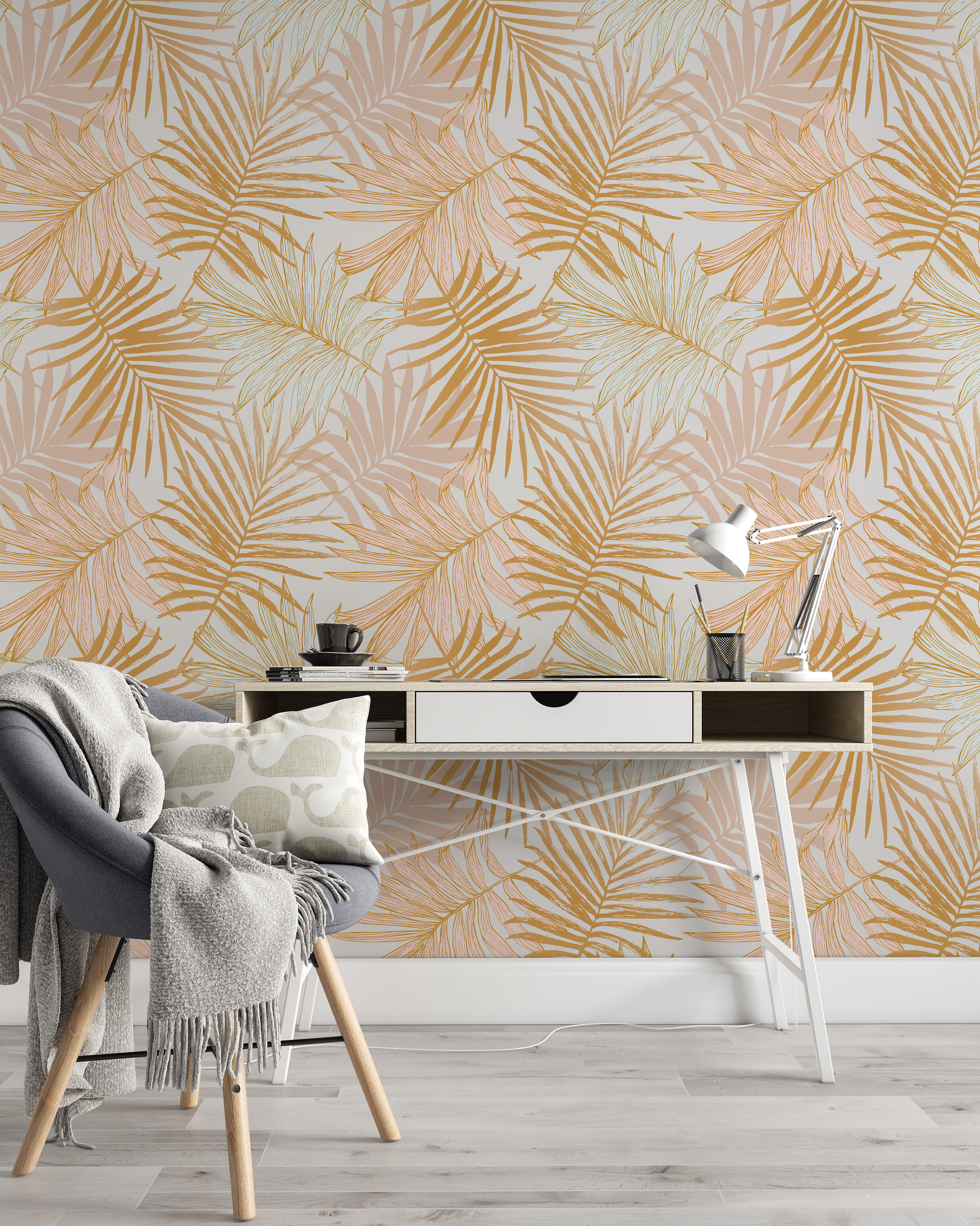 Bayou Breeze Colyn Peel And Stick Wallpaper Tropical Wallpaper Large Scale  Mural & Reviews | Wayfair