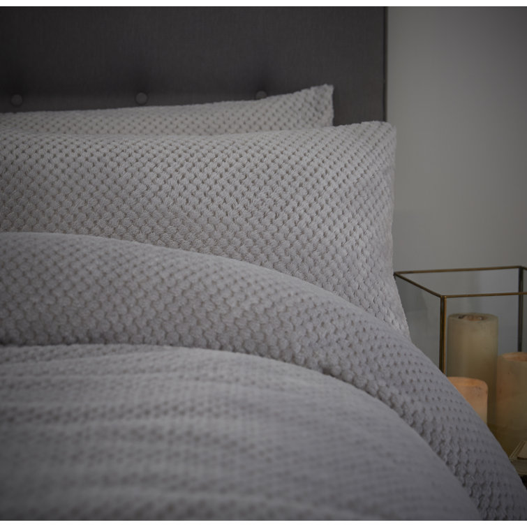 Silentnight Waffle Fleece Duvet Set 