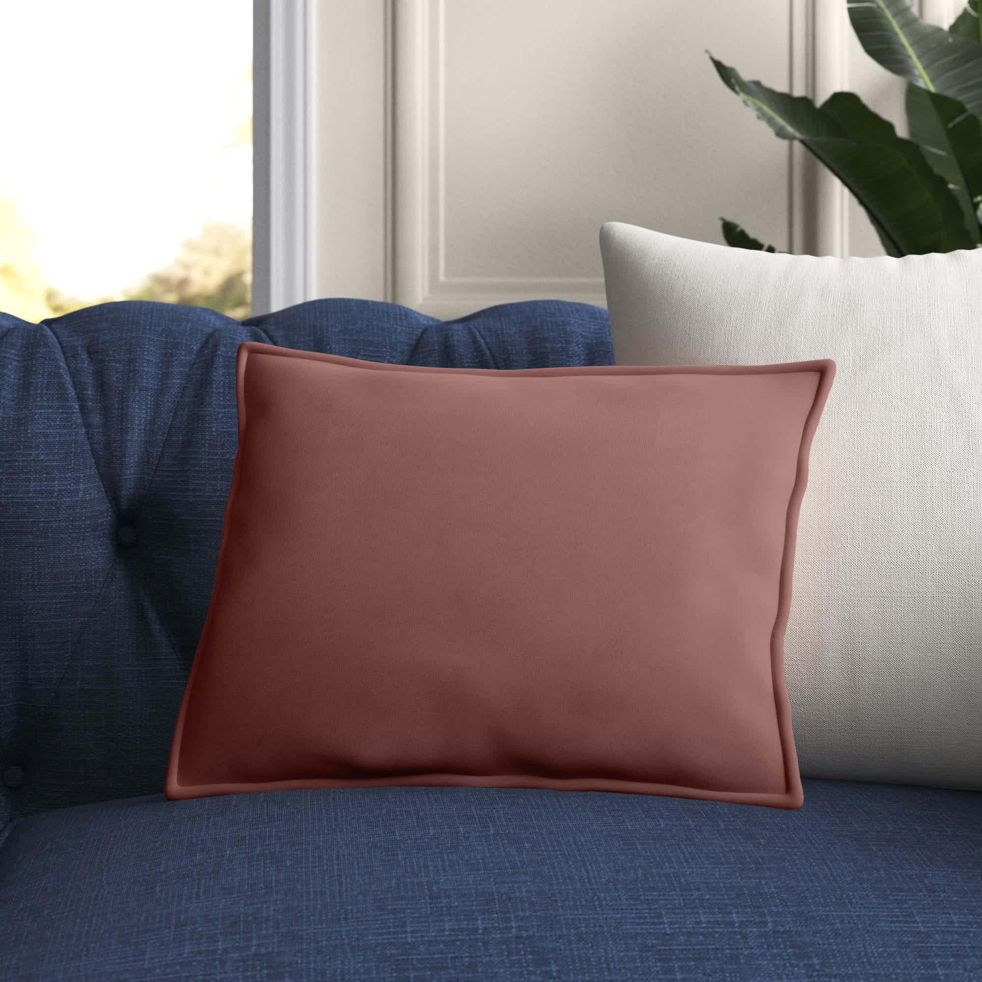 Birch Lane™ Norwin Rectangular Cotton Pillow Cover & Insert & Reviews