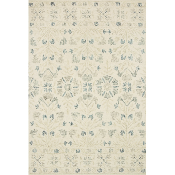 One Allium Way® Mcclelland Handmade Hand Hooked Wool Ivory Rug ...