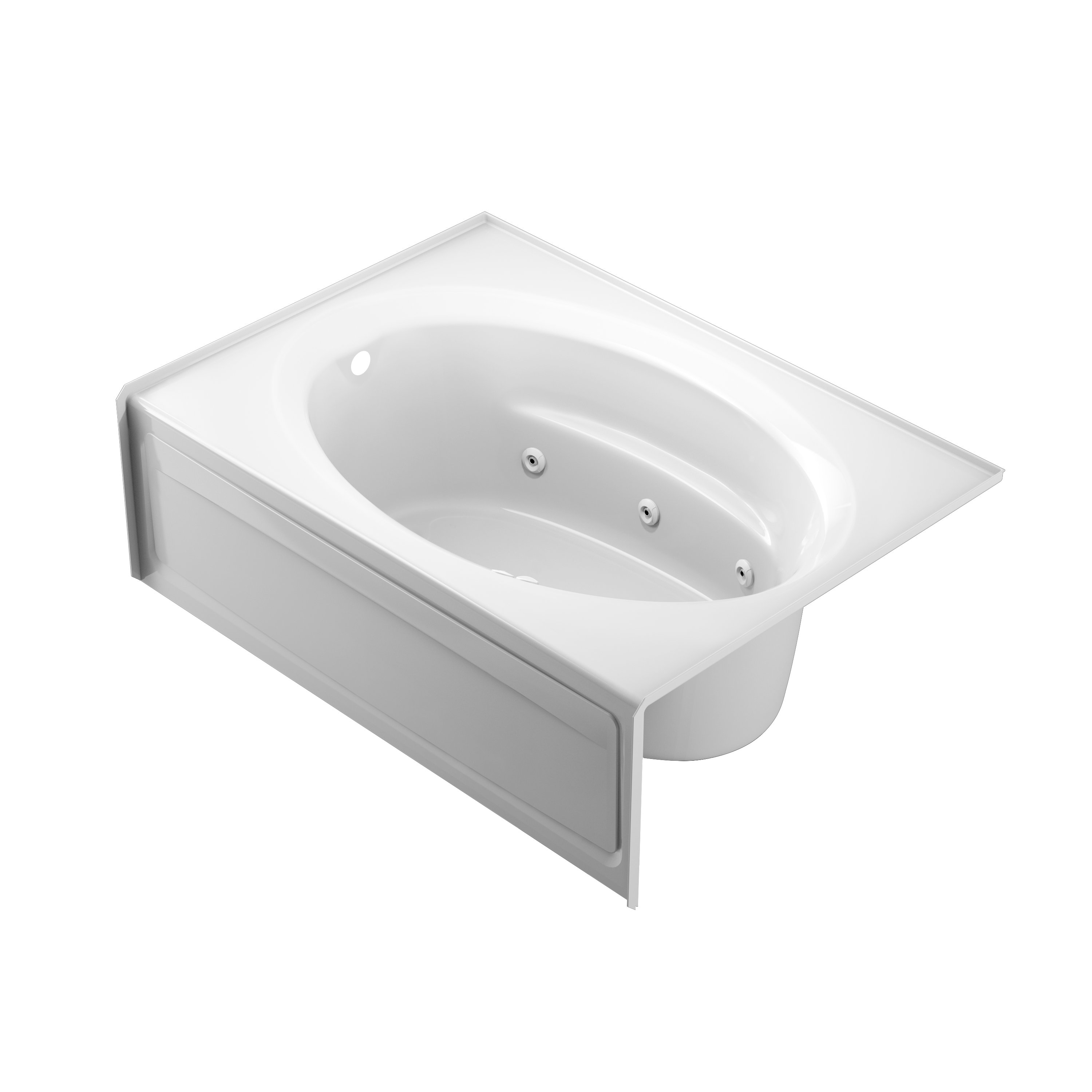 JACUZZI® 60" x 42" Alcove/Tile in Combination Acrylic Bathtub Wayfair