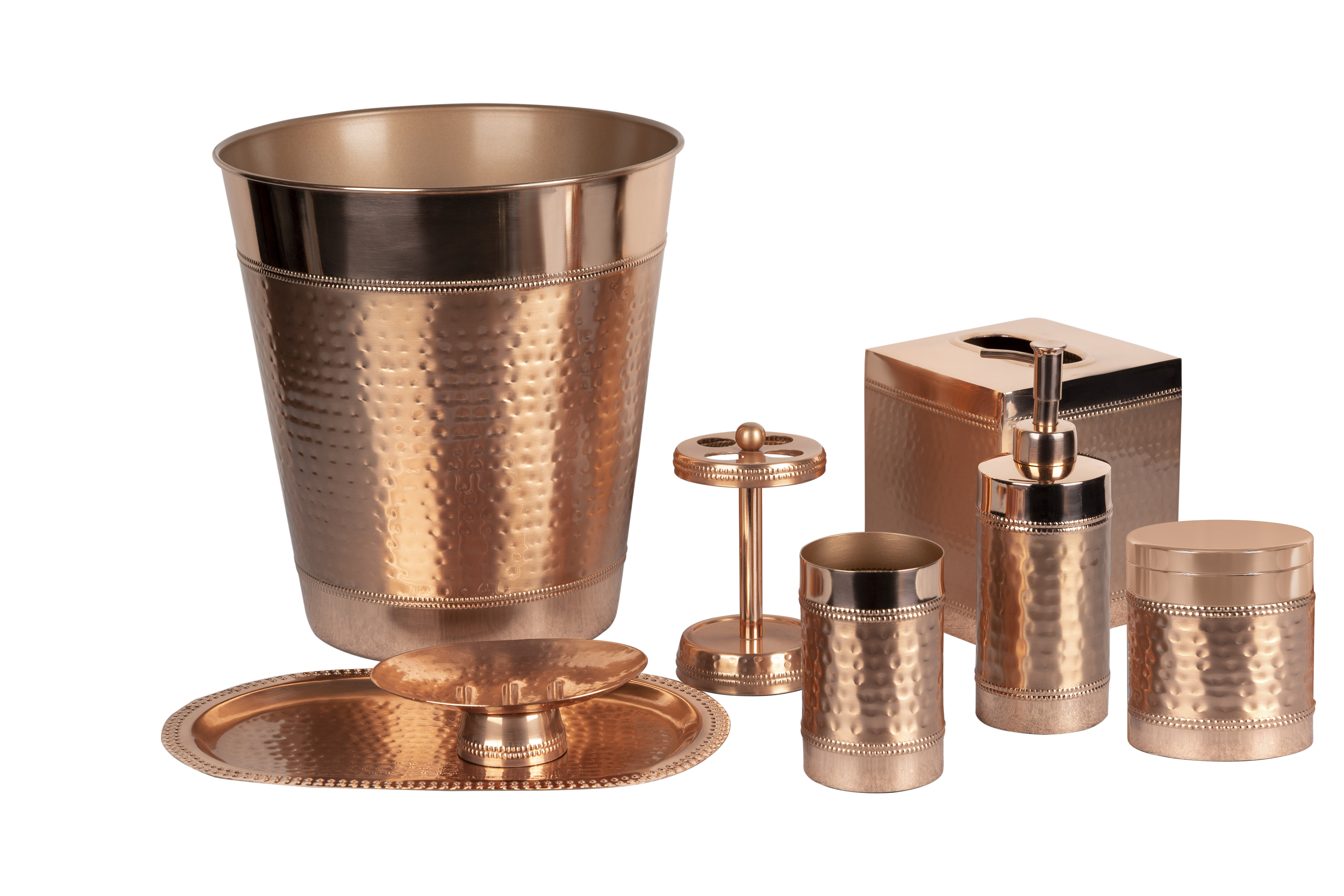 House of Hampton® Mandurah Stainless Steel 8 Piece Bathroom Accessory