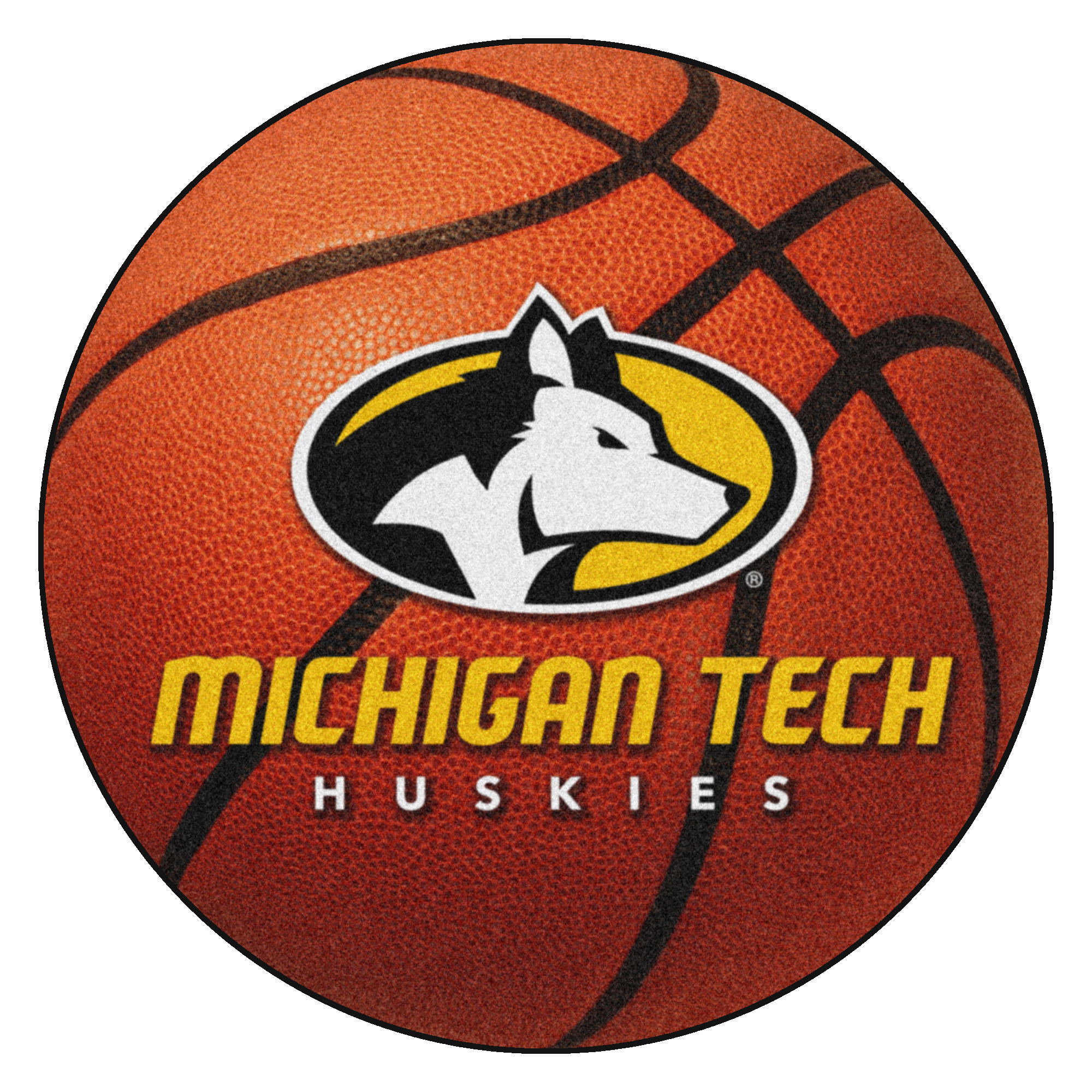 FANMATS NCAA Michigan Tech Basketball 27 in. x 27 in. Non-Slip Indoor Only  Mat | Wayfair