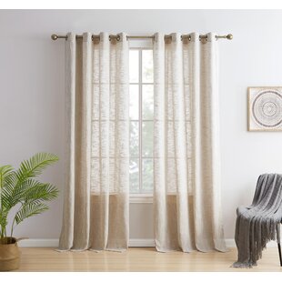 GRACE Metal Ring Top Eyelet STONE Floral Faux Silk Lined Curtains 8 Sizes. 