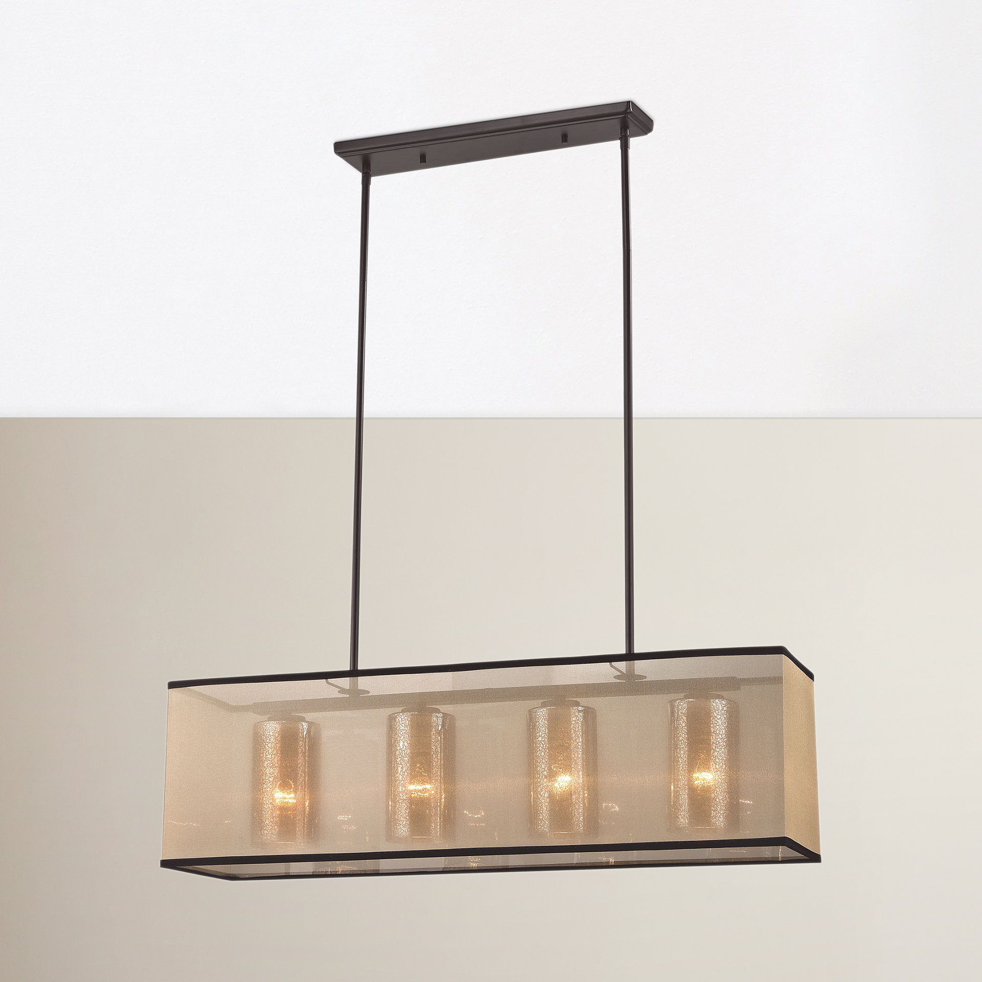 Greyleigh™ Sina 4 Light Kitchen Island Linear Pendant & Reviews Wayfair