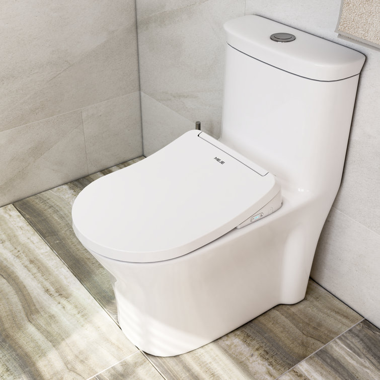 MEJE Electronic Smart Soft Close Round Bidet Toilet Seat | Wayfair.co.uk