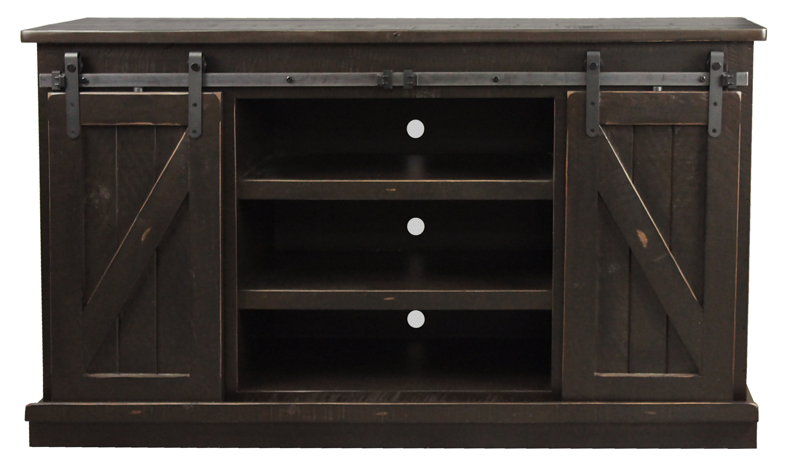 Gracie Oaks Mihika Solid Wood TV Stand for TVs up to 65" & Reviews Wayfair Canada