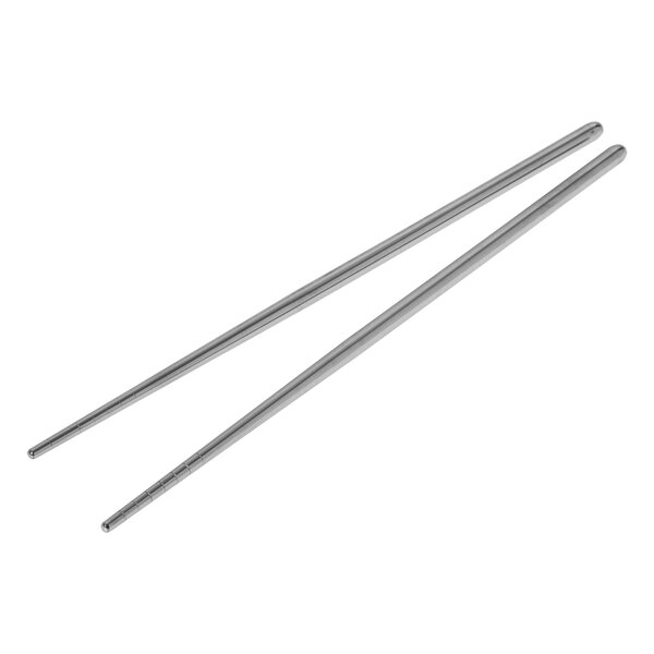 5 Pairs Stainless Steel Chopsticks 9.05 Reusable Lightweight Metal Chopsticks Tableware Dinnerware for Home Restaurant 