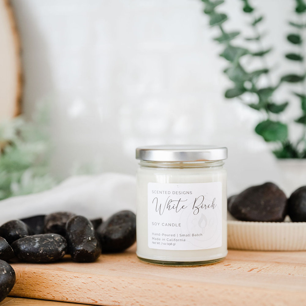 Scented Designs Candle Co. White Birch Scented Jar Candle Wayfair