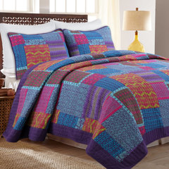 bohemian patchwork bedding