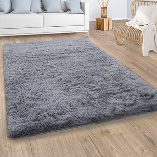 Teppiche Modern Flachflor Teppiche Wohnzimmer Meliert Grau Elfenbein 