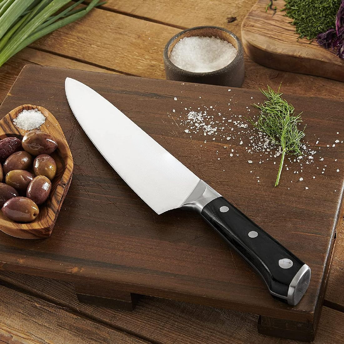 Orchids Aquae 9'' Serrated Chef's Knife Wayfair
