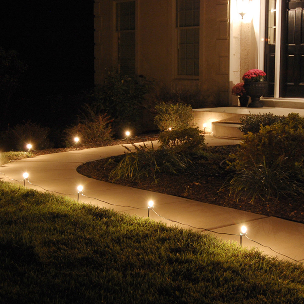 LumaBase Electric Pathway Lights with 10 Bulbs & Reviews Wayfair