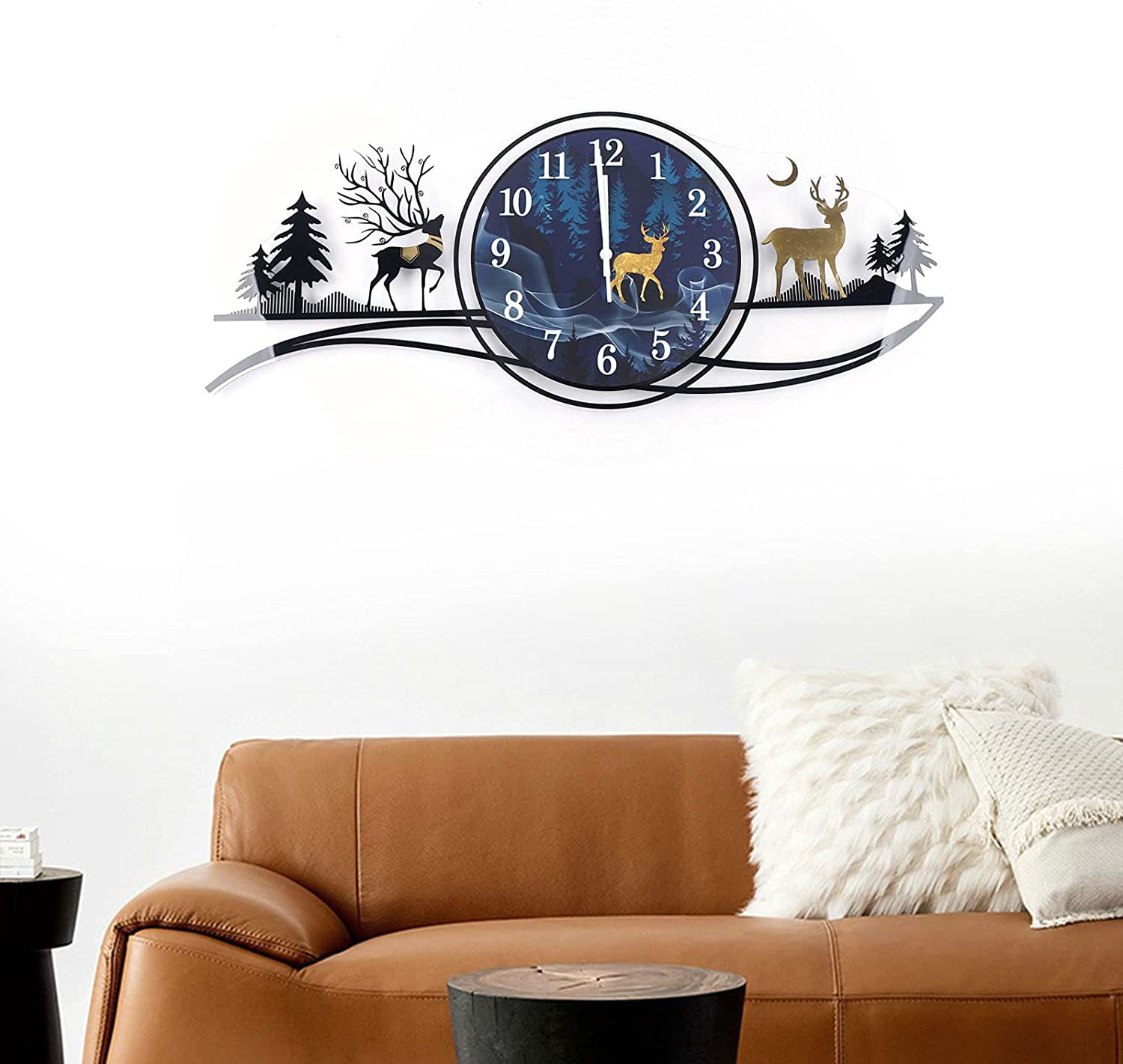 Millwood Pines Arlogh Large Clock Modern Design Quality Acrylic