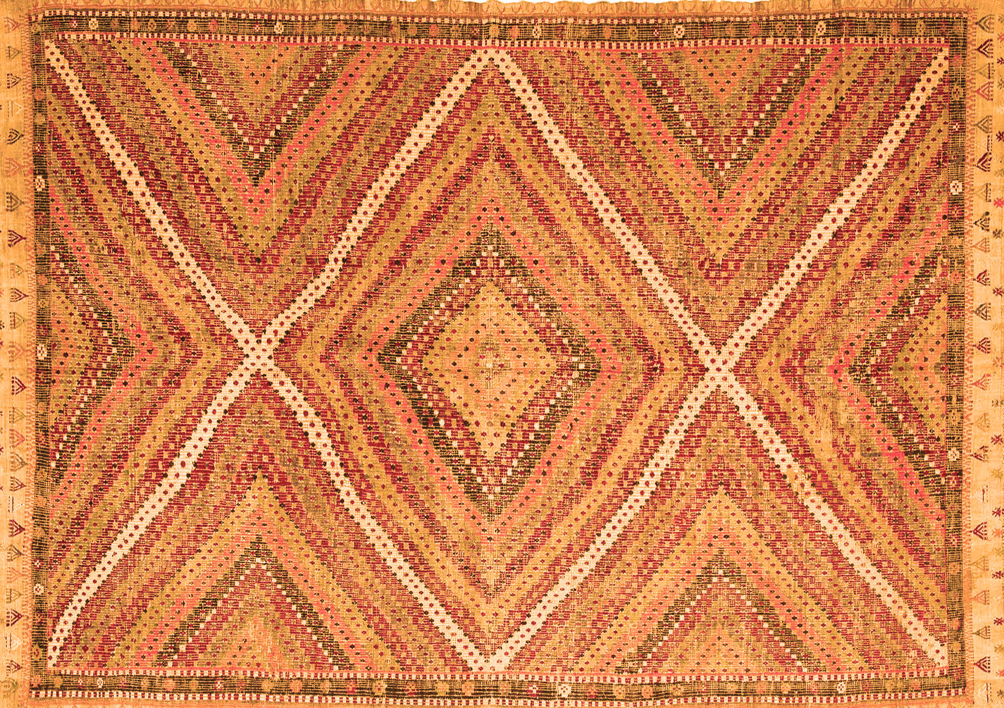 Dakota Fields BeyerRadford Machine Woven / Power Loomed Orange Rug