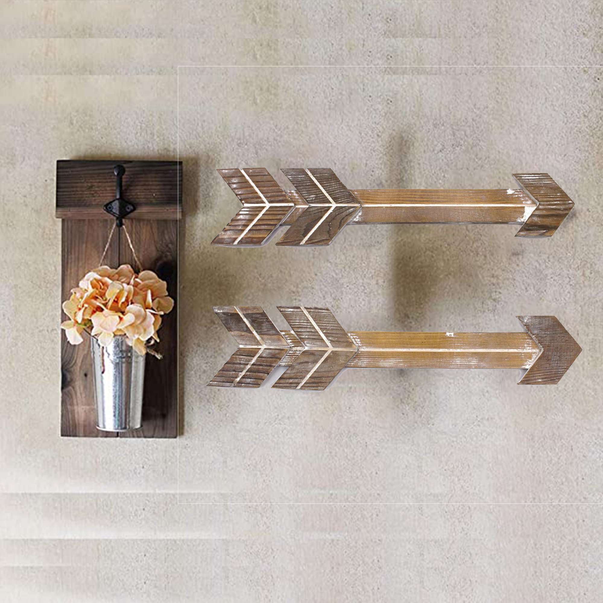 Foundry Select Boho Distressed Wooden Arrow Wall Décor Wayfair