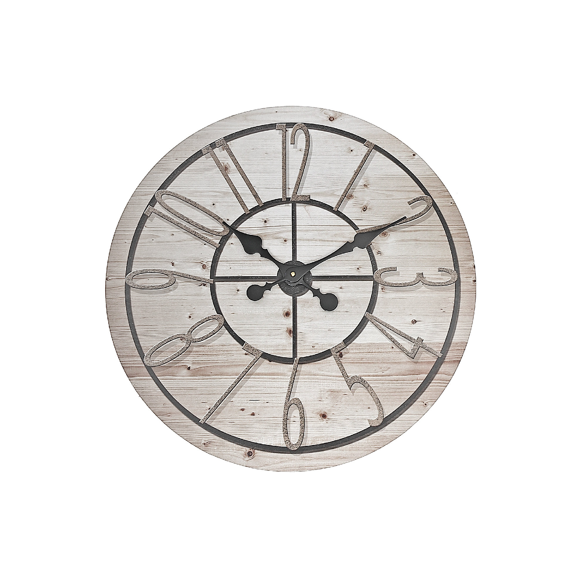 Rosalind Wheeler Amulya Wood Wall Clock Wayfair