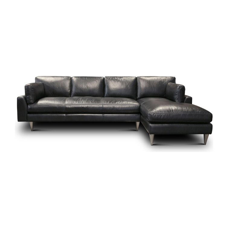 sommerfugl Billy ged maskulinitet Hello Sofa Home Skyline Leather 2 - Piece Chaise Sectional | Perigold