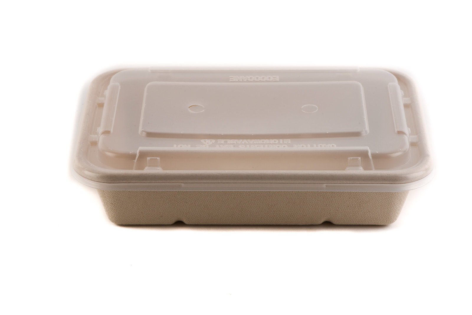 Prep & Savour 34oz Rectangular Compostable Serving Bowls with Lids