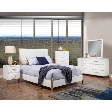 Ready Assembled Boston White Wardrobe Drawers Complete Bedroom Furniture Set 
