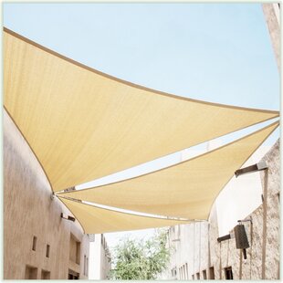 Custom Brown Equal Traingle Sun Shade Sail Canopy Awning PatioPool Cover Outdoor 