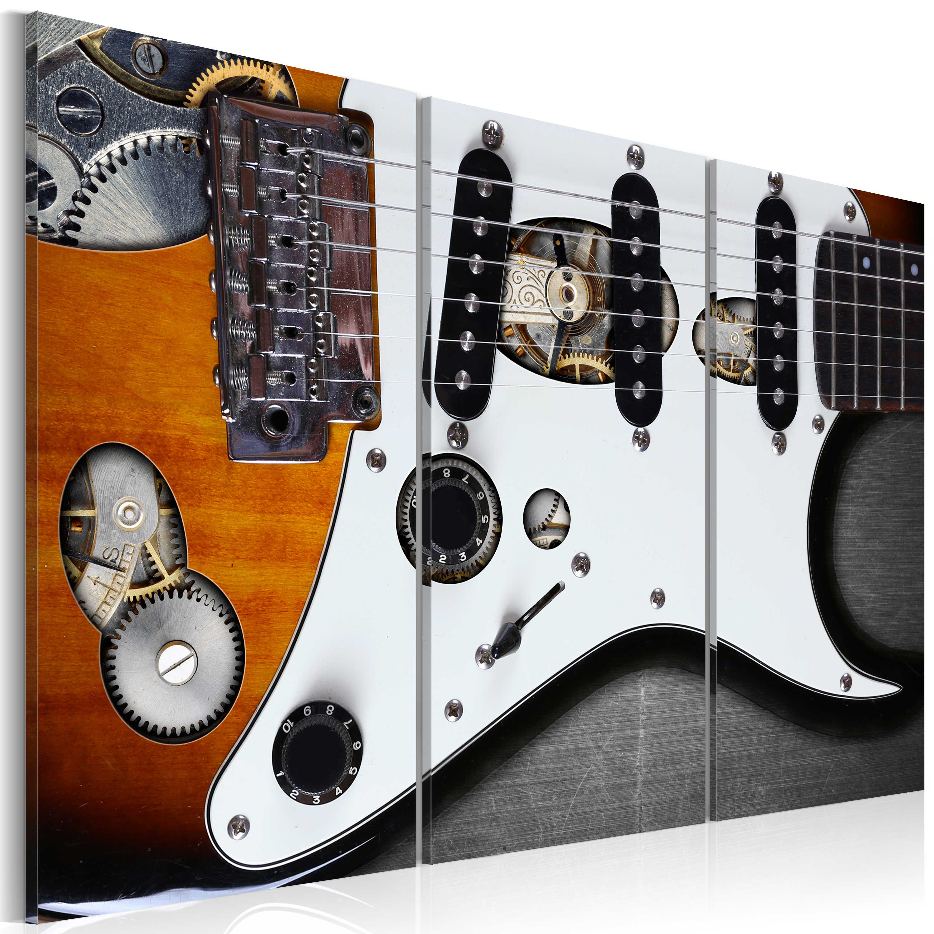 Red Barrel Studio® Guitar - 3 Wrapped Print Set on | Wayfair