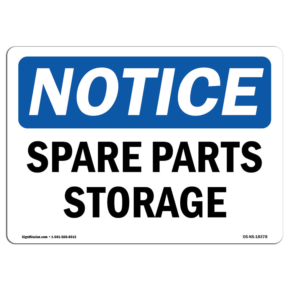 SignMission Spare Parts Storage Sign Wayfair