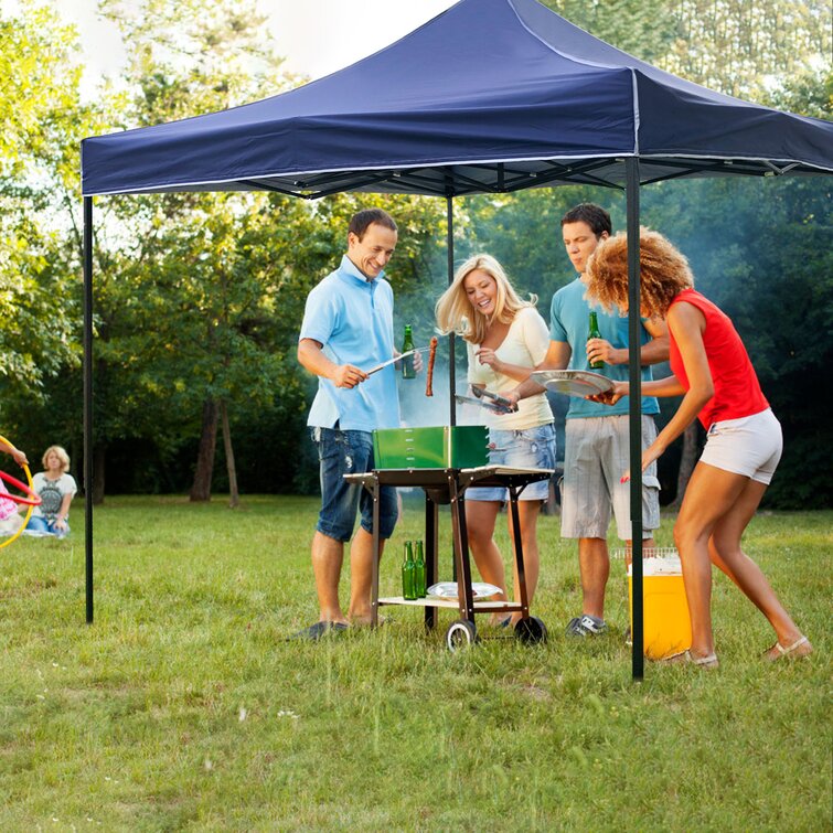 Waterproof 10x10 EZ Pop Up Canopy 10x10 Outdoor Party Camping Tent Instant Shade 