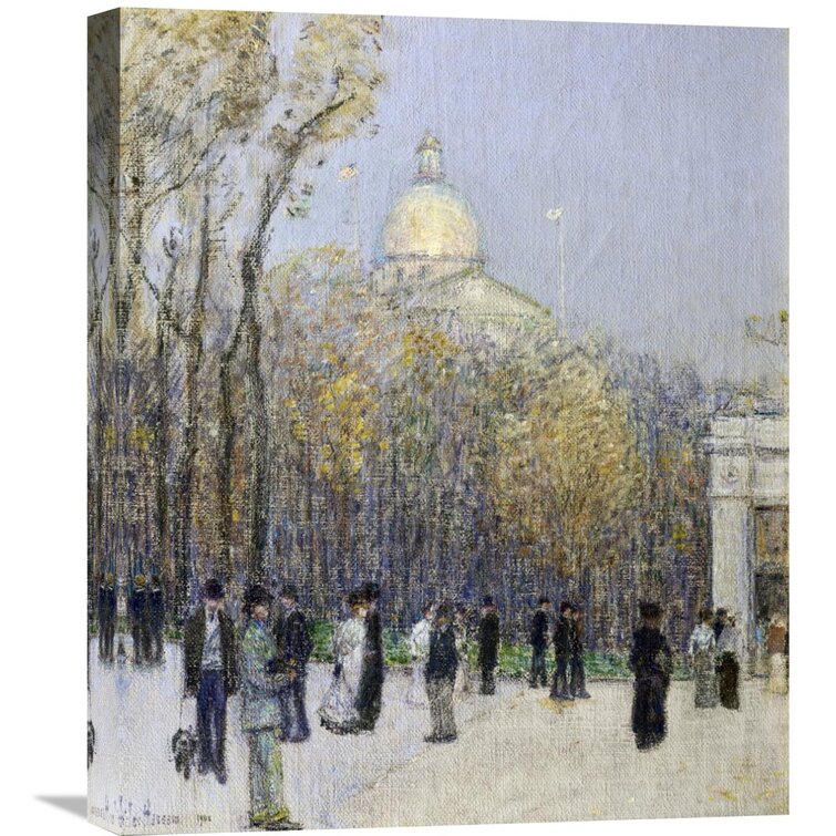 Boston Common at Twilight 1885-86 by Childe Hassam Art Print Poster 11x14 