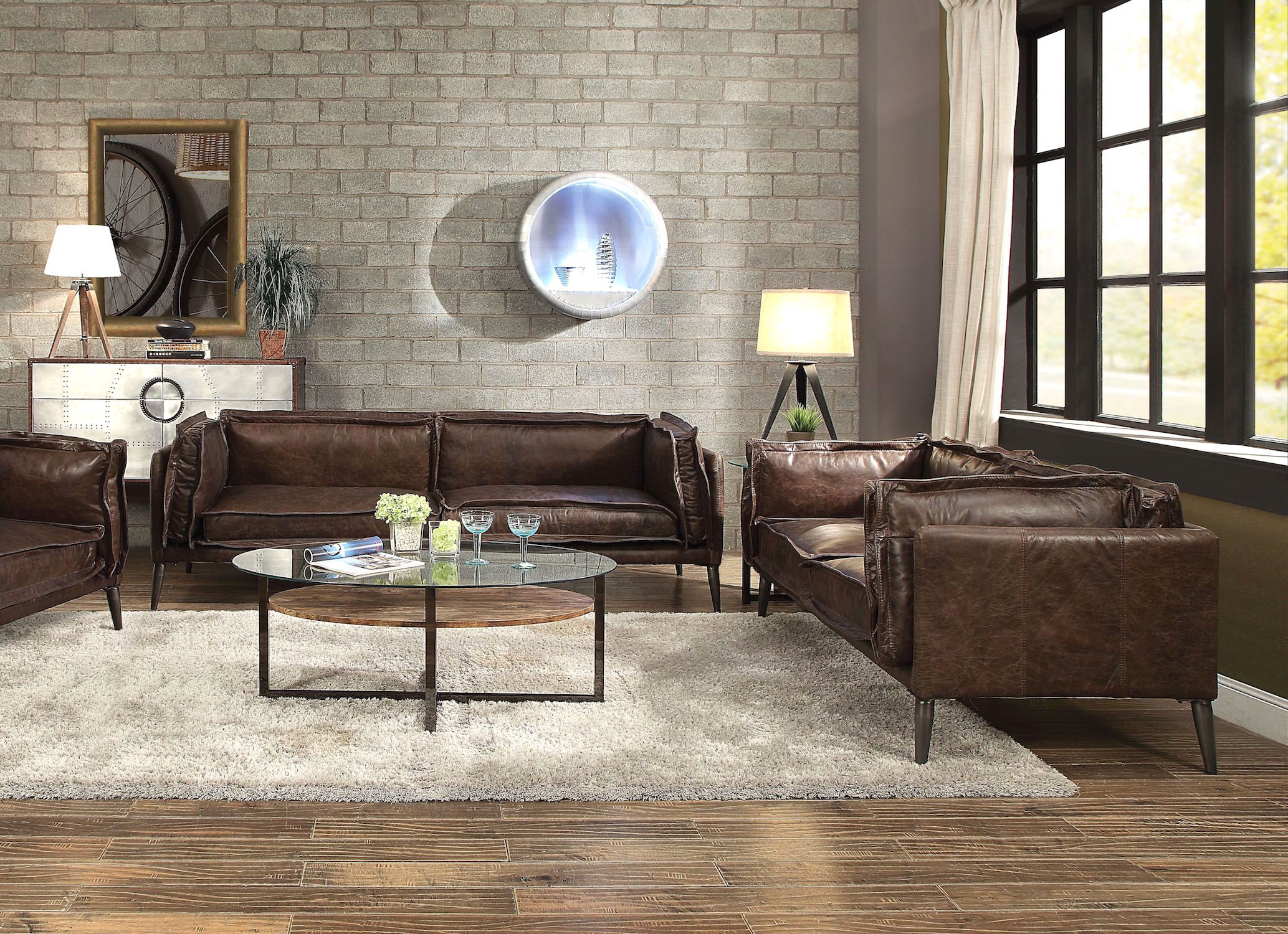Infini Furnishings 2 Piece Leather Match Living Room Set Wayfair