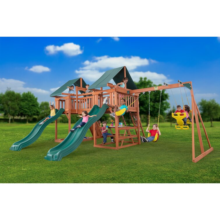 SWING SET STUFF TELESCOPE YELLOW outdoor playground accessories park fort 0006 