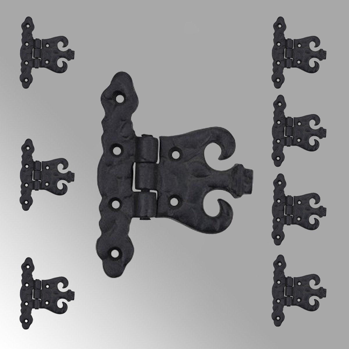 The Renovators Supply Inc. Wrought Iron Strap Hinge Wayfair