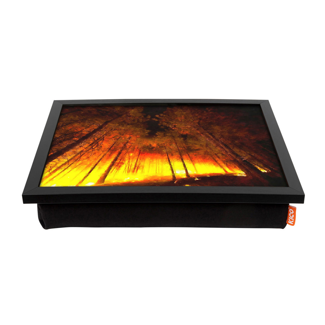 East Urban Home Laptop-Tablett Forest Fire Malerei