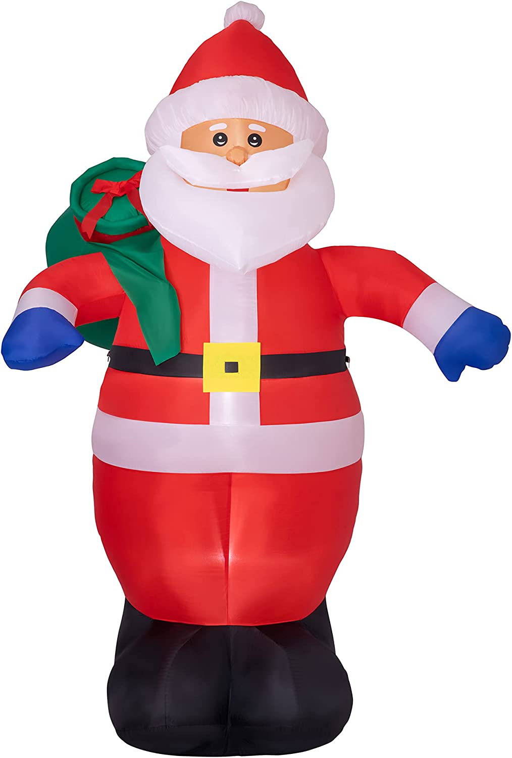 The Holiday Aisle® Christmas BuiltIn LED Light Inflatable Santa Wayfair