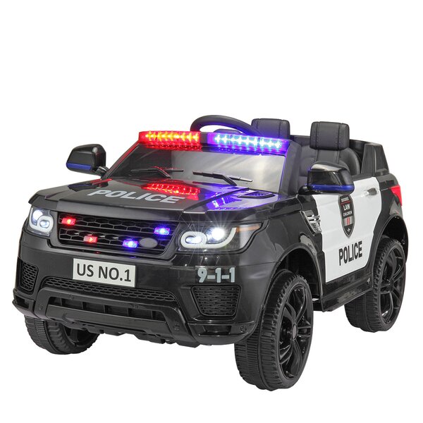 Kids Ride On Car Police Toddler Baby Toy Children Push Vehicle Boy Girl Driving 