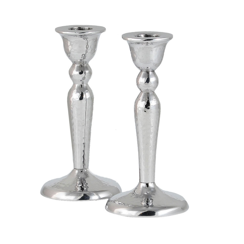 House of Hampton® Hammered Metal Candlestick & Reviews Wayfair