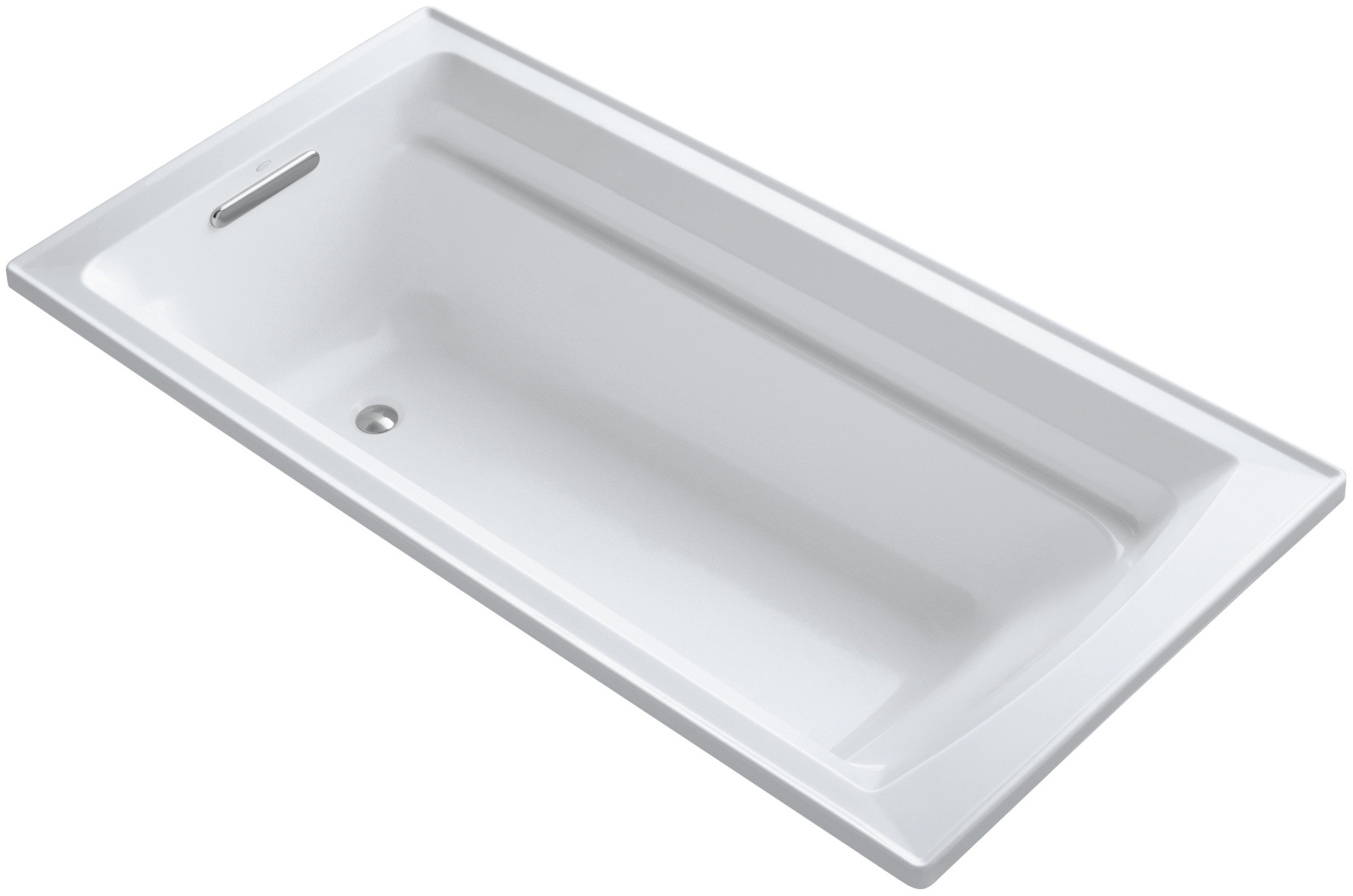 Kohler Archer® 72" x 36" Dropin Soaking Acrylic Bathtub with Heated
