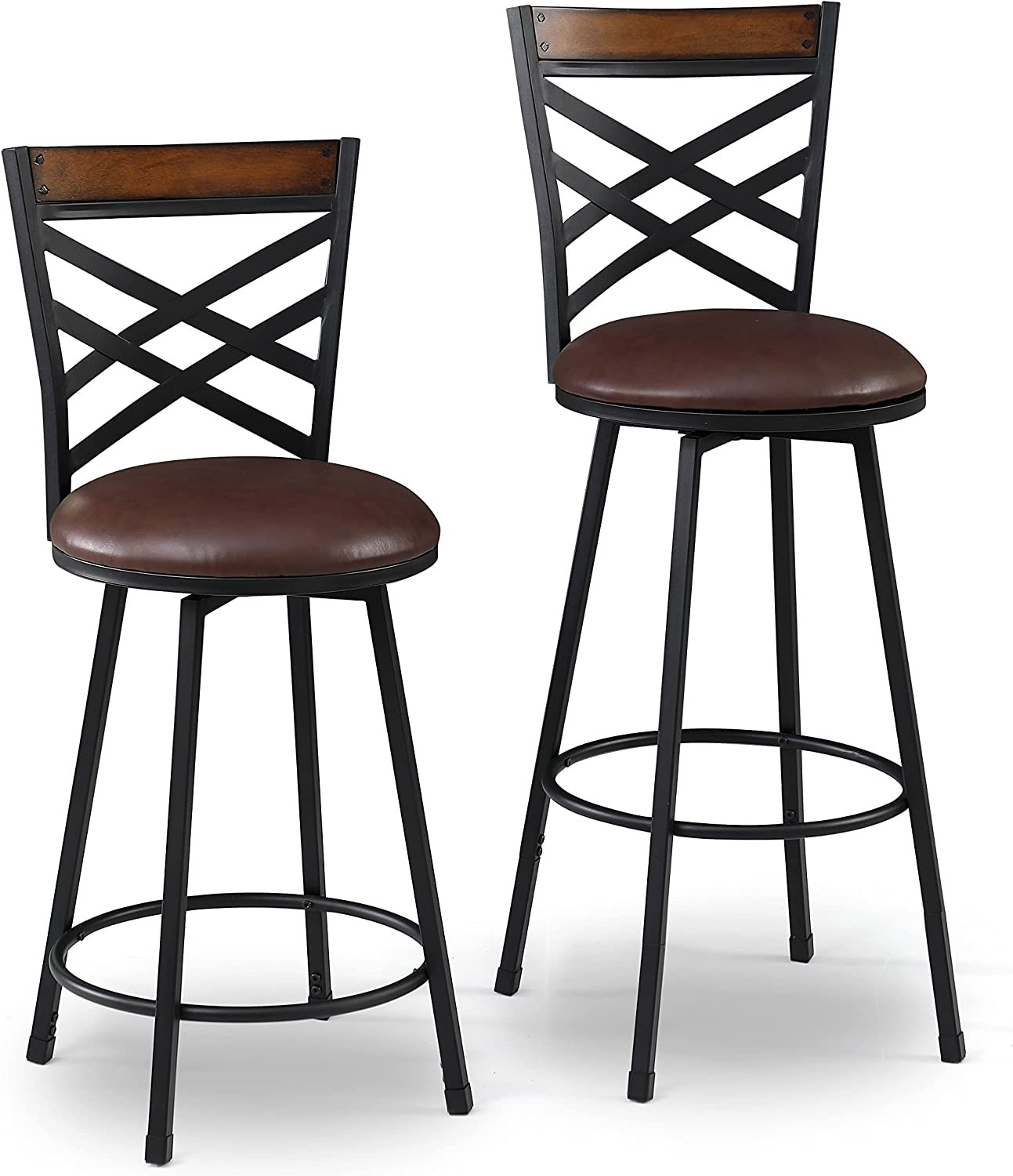 17 Stories Swivel Bar Stool Wayfair