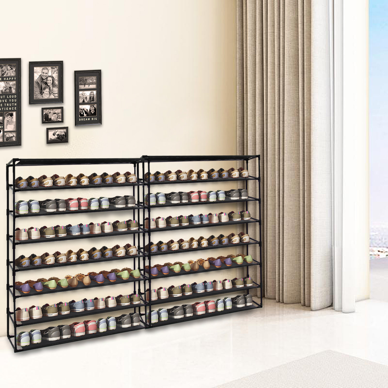 Rebrilliant 80 Pair Shoe Rack & Reviews Wayfair