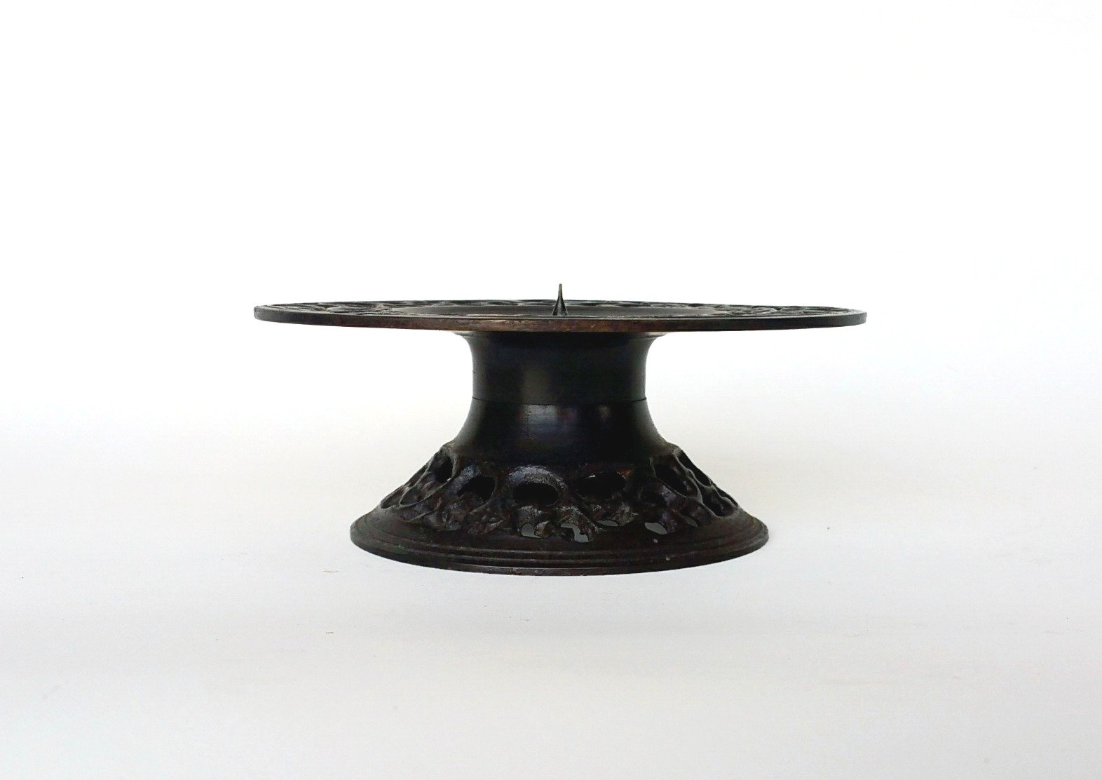 Charlton Home® Pierced Candle Metal Dish Holder Wayfair