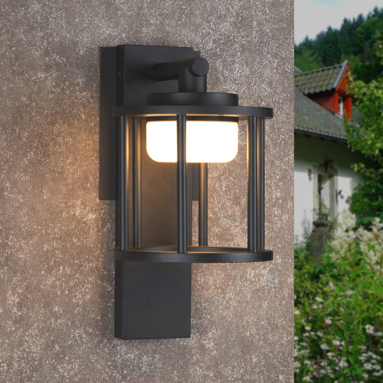 Longshore Tides Outdoor Sconce Exterior IP44 Waterproof LED Wall Light Classic Wall Lamp Square | Wayfair