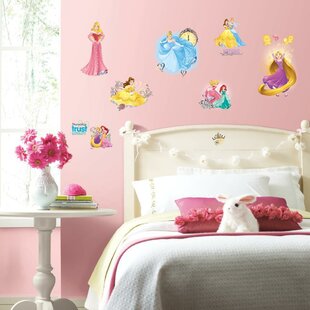 Roommates Disney Princess Cinderella Glamor Peel and Stick Wall Decal Appliques 